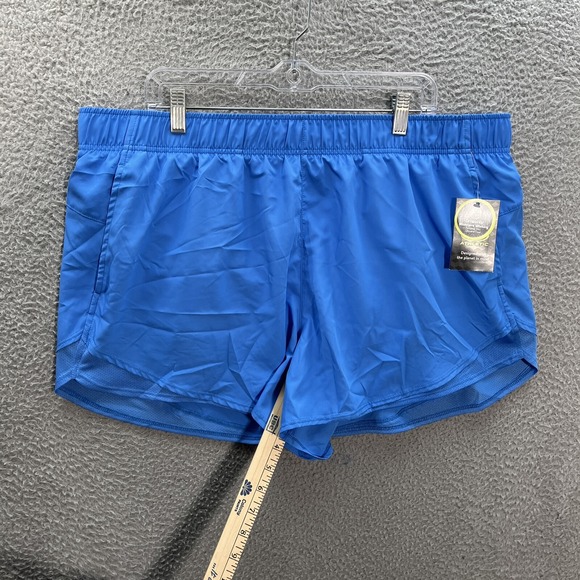 Athletic Works Shorts Womens 2XL XXL Blue Dri Works Lined Jogging Gym Athleisure - Picture 5 of 8